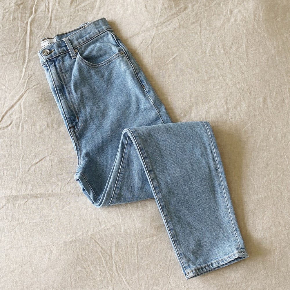 SLVRLAKE Beatnik Ankle Light-Wash Jean